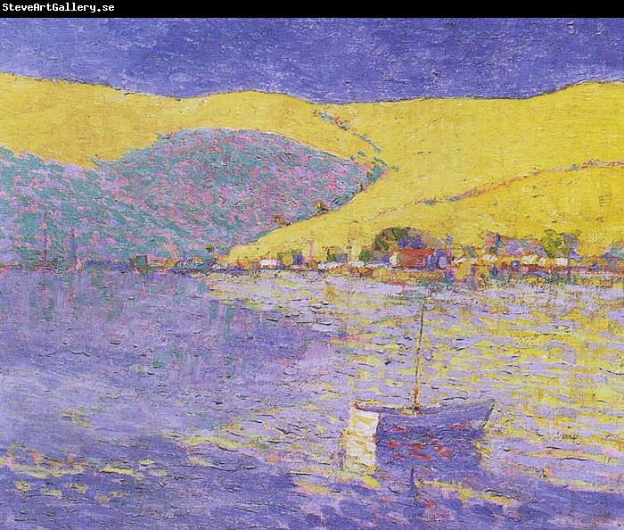 Seldon Connor Gile Boat and Yellow Hills